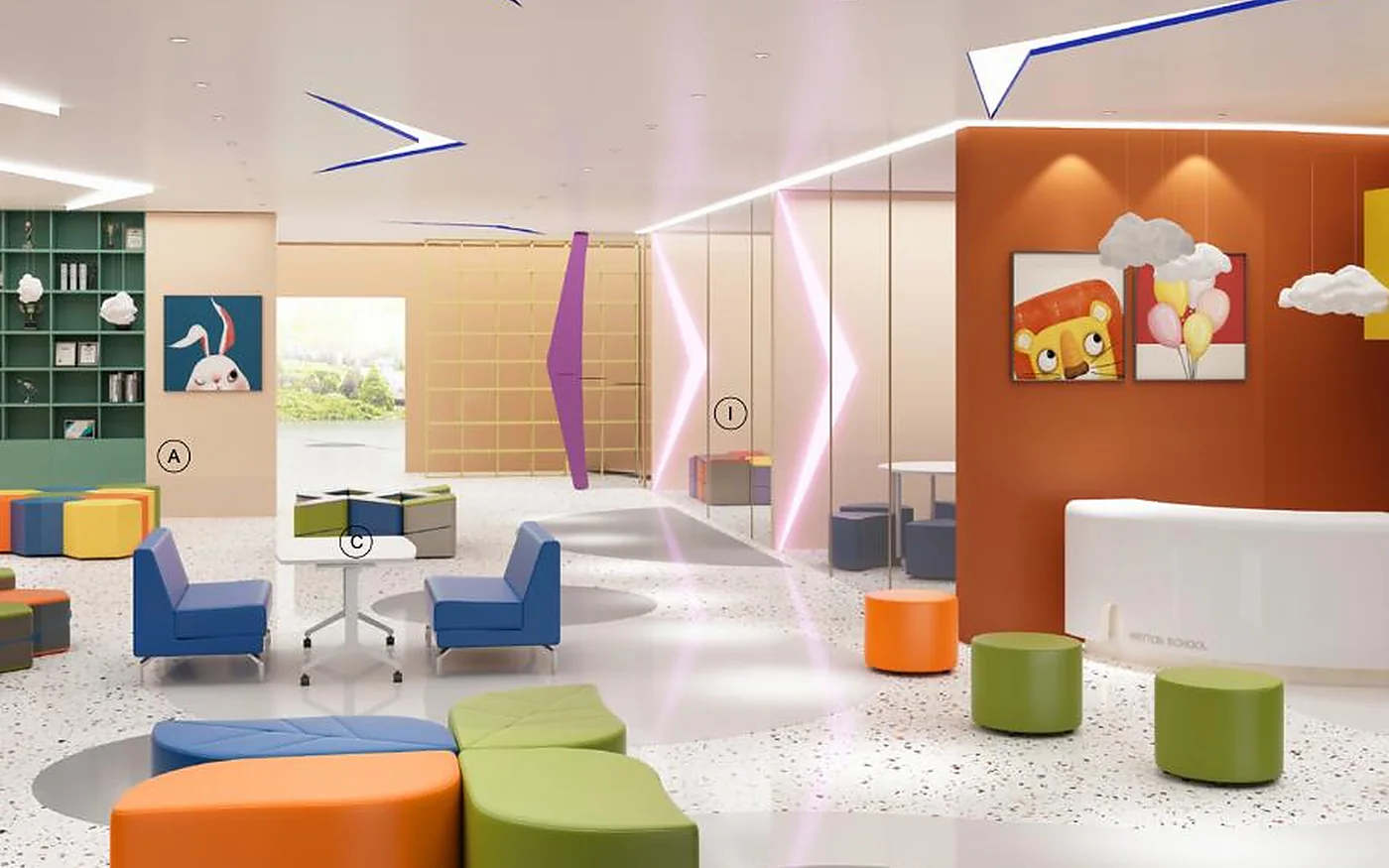 muebles para preescolar y educación inicial