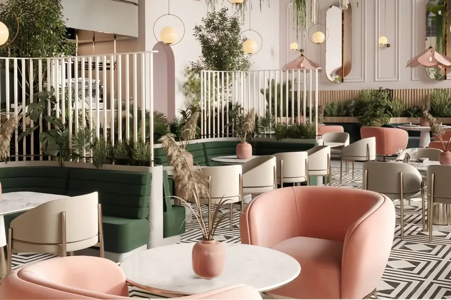 lounge social para bar de hotel