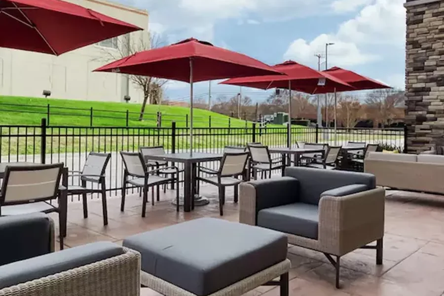 comedor exterior para restaurante de hotel