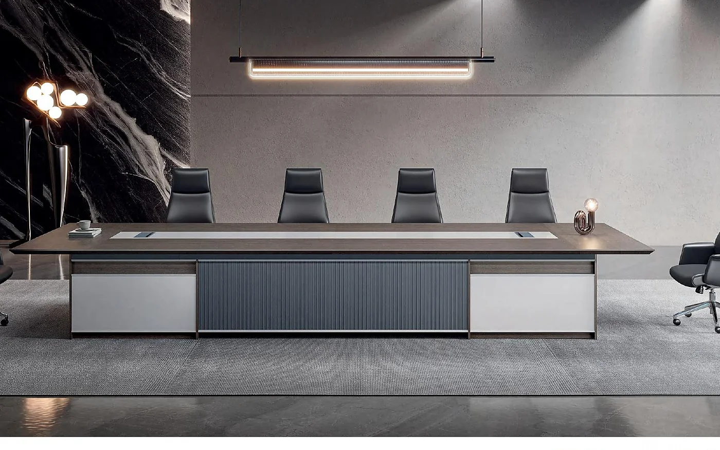 sala de reunión ejecutiva para oficina corporativa