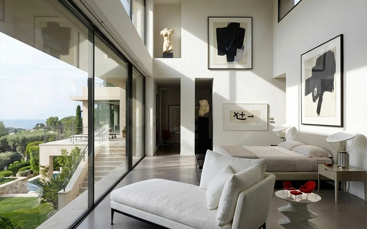 lounge junto a ventanal para penthouse