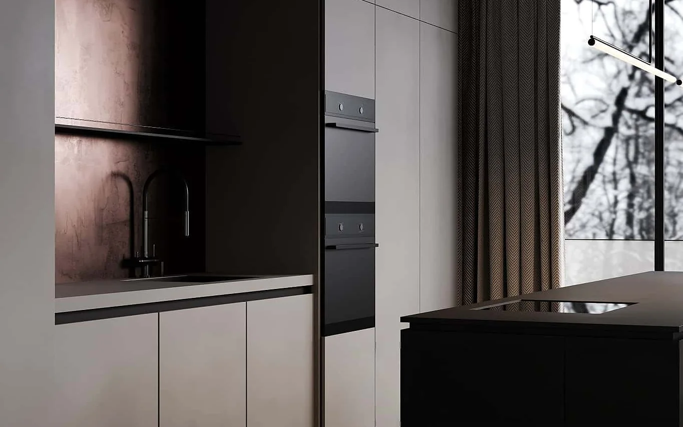 mueble de TV y guardado para suite o sala