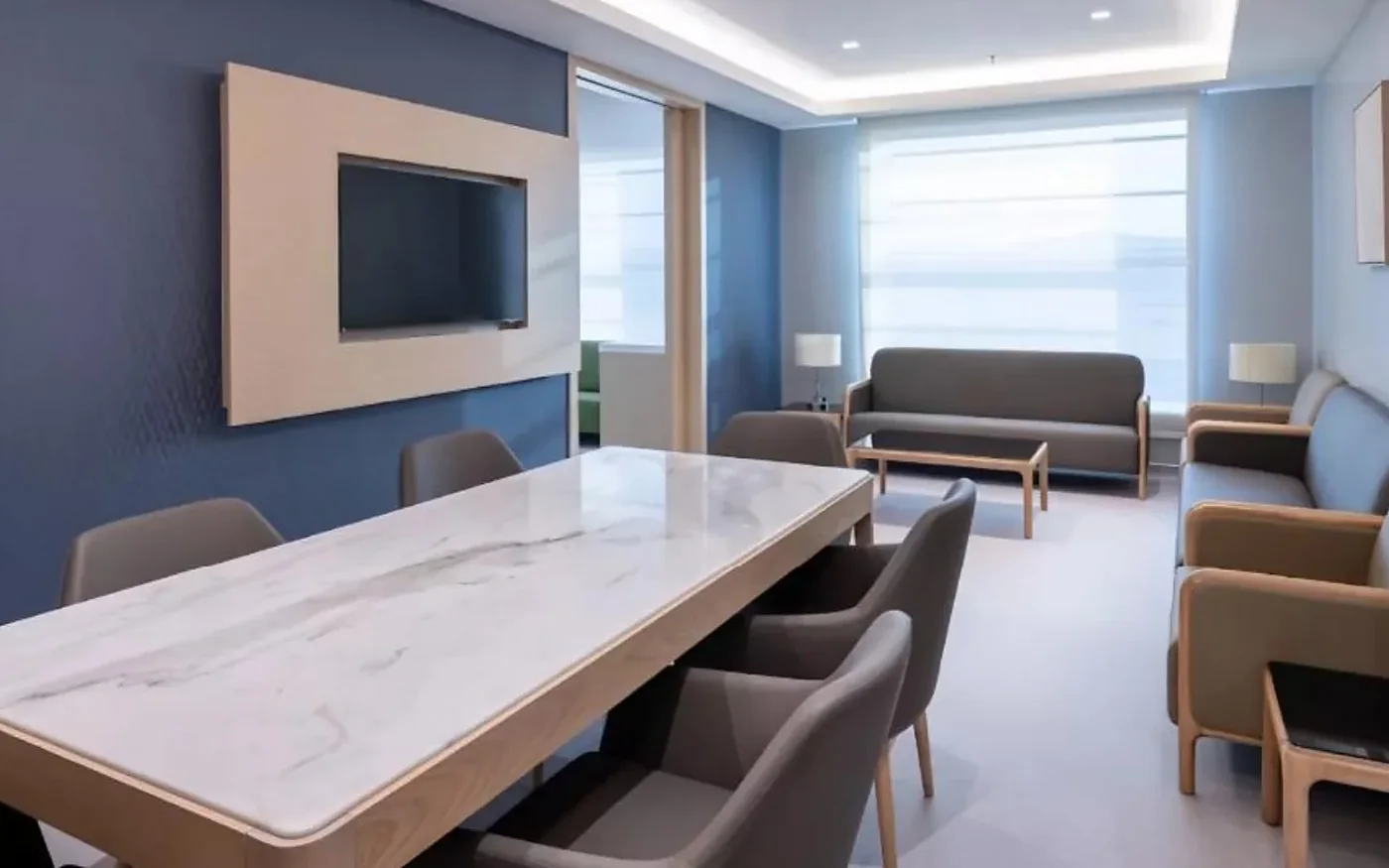 sala médica para coordinación interna y revisión de casos