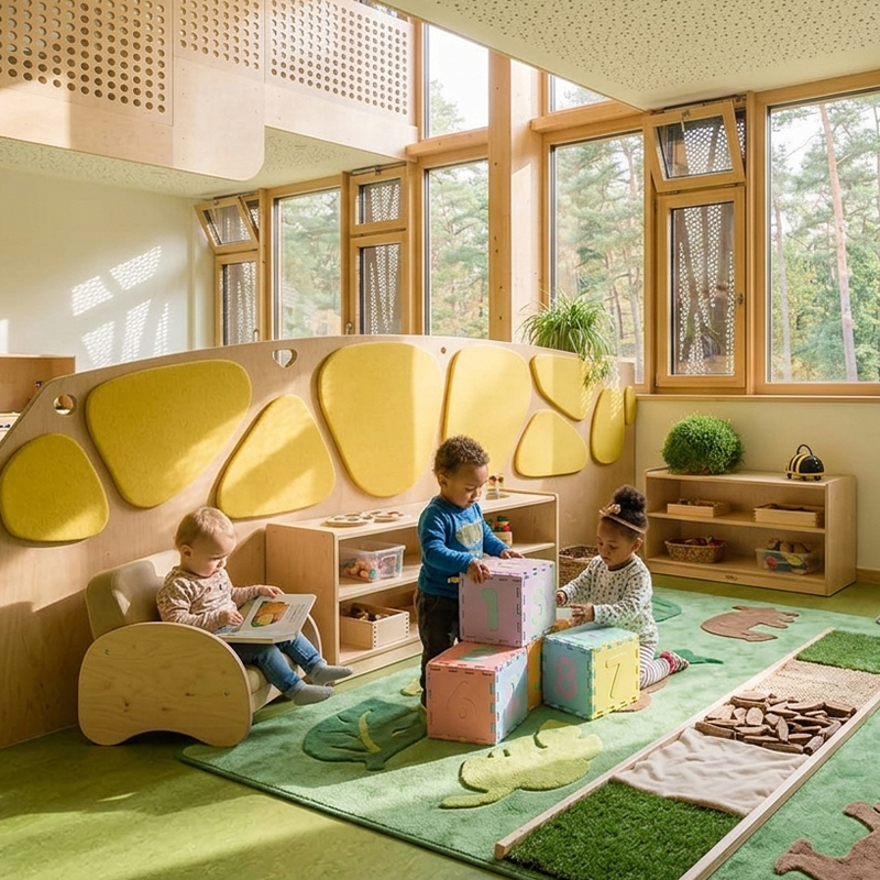 Mobiliario para Jardín de Infancia en Madera de Abedul vista 4