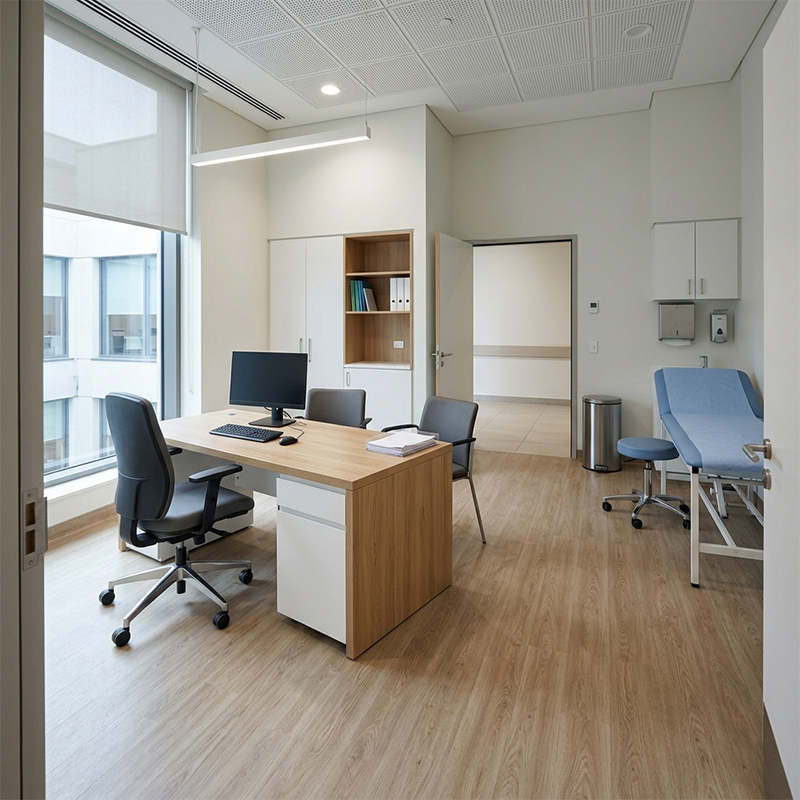 Mobiliario para Sala de Consulta Médica Antibacteriano vista 3