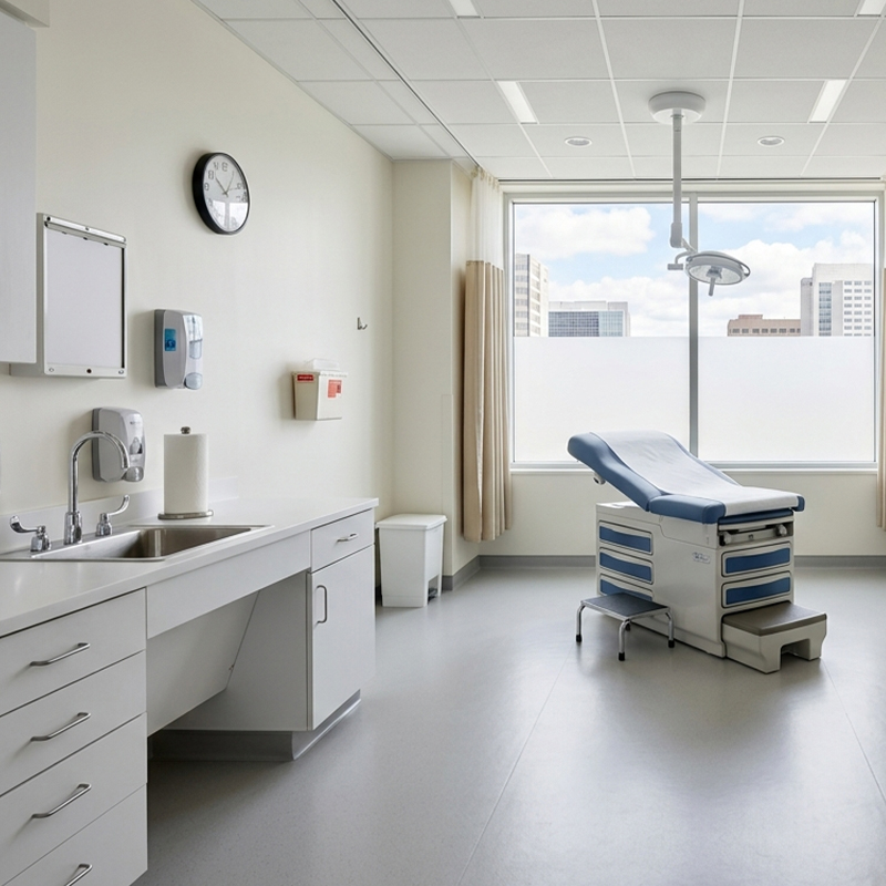 Mobiliario para Sala de Exploración Clínica Modular para hospital y proyectos medicos