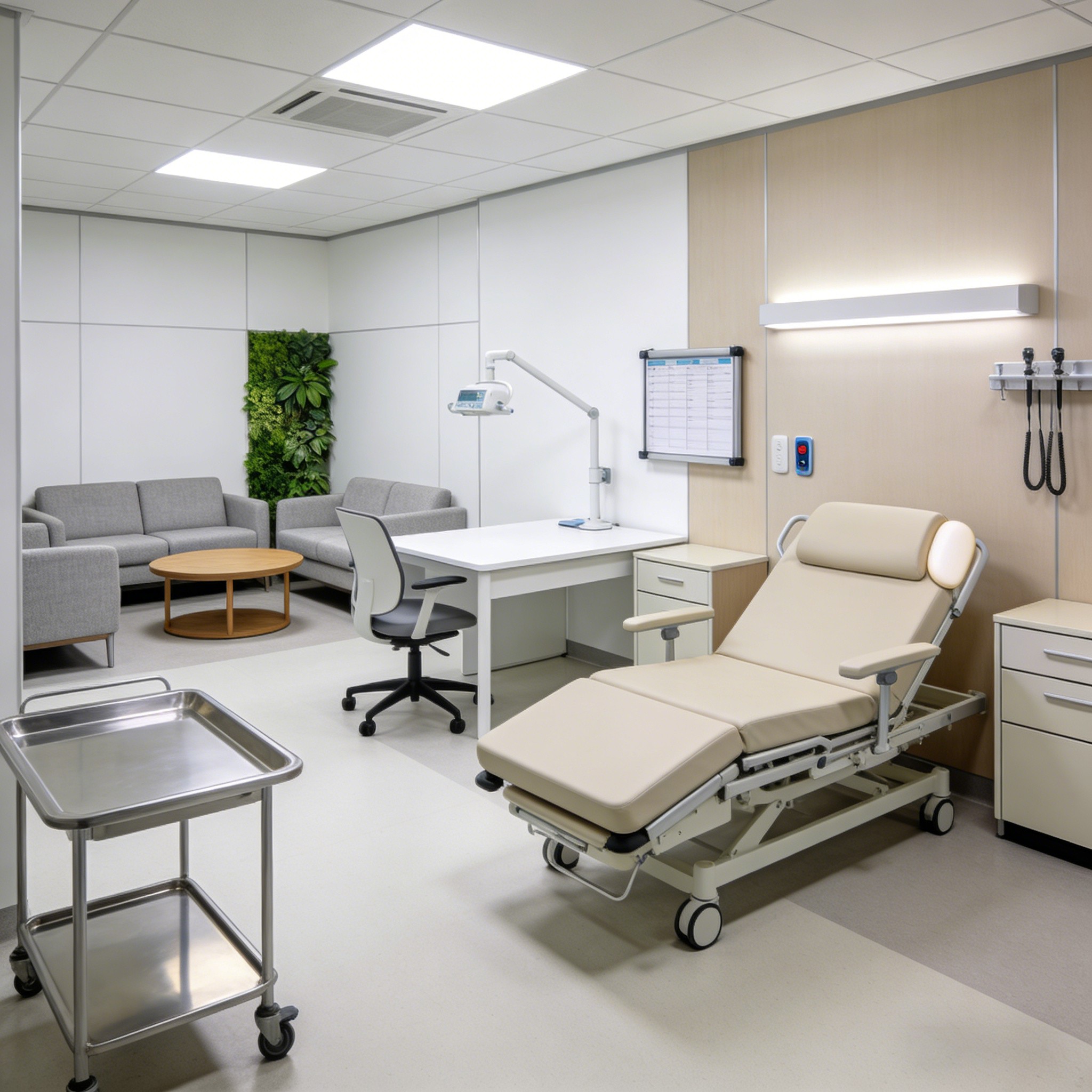Cama Hospitalaria Eléctrica de Cinco Posiciones para Paciente vista 2
