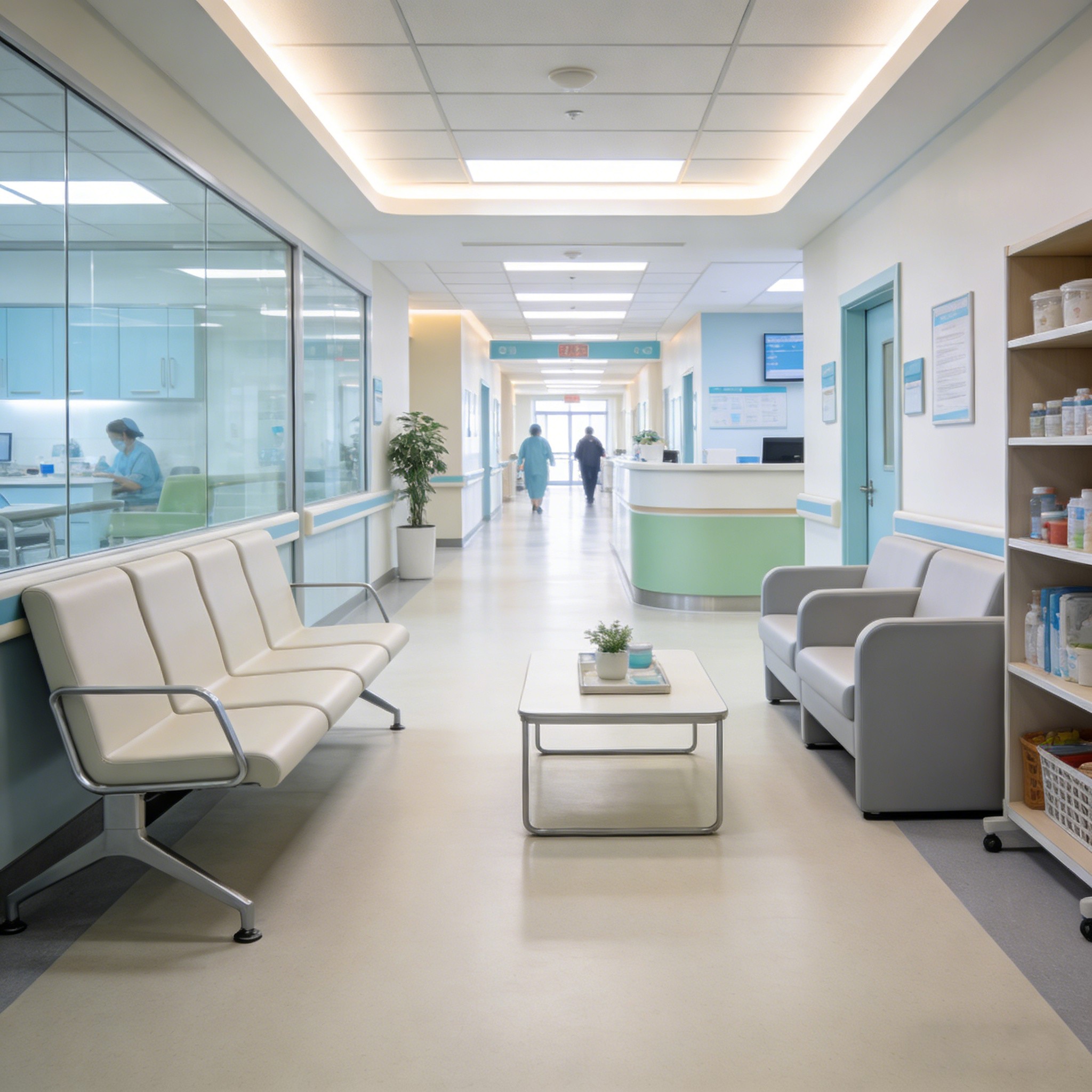 Sillones de Espera Modulares para Área Hospitalaria vista 3