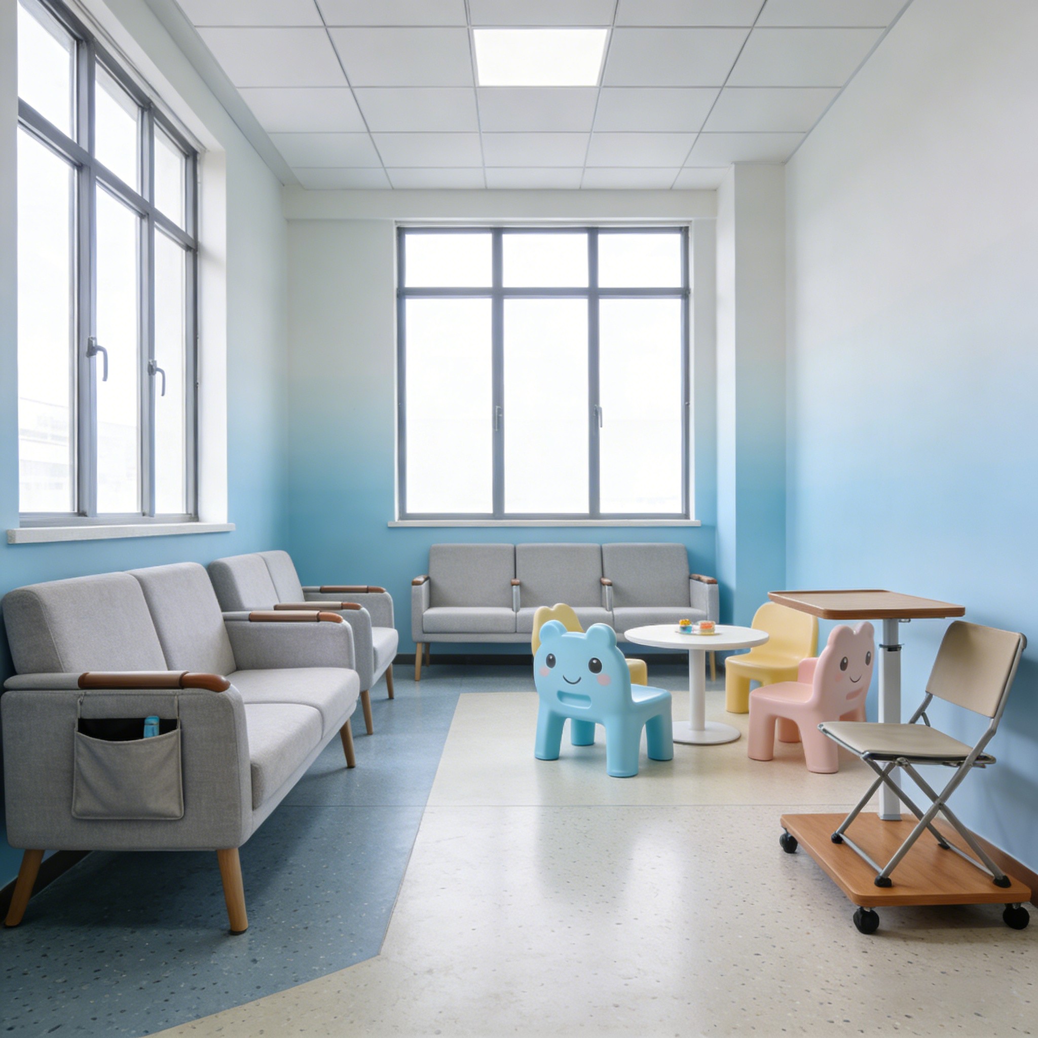 Sillones de Espera Modulares para Área Hospitalaria vista 4