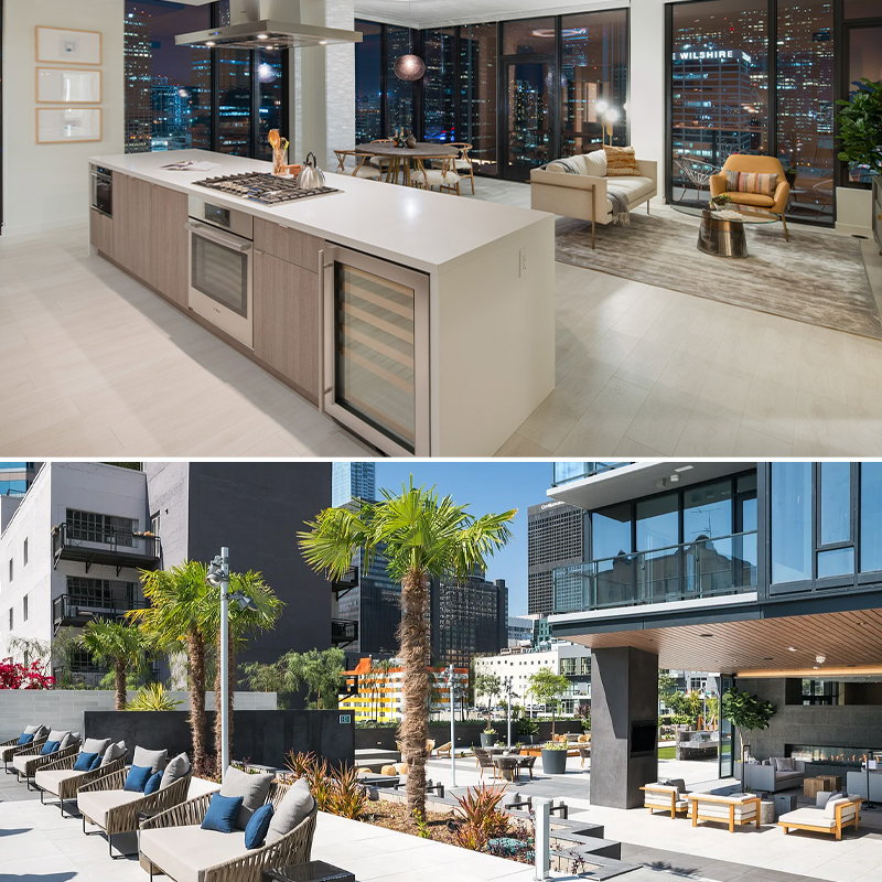 Suite Completa de Mobiliario para Apartamento con Madera Natural vista 1