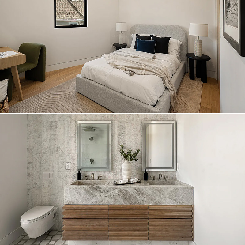 Mobiliario de Baño a Medida con Mármol para Villas Exclusivas para proyectos residenciales y viviendas