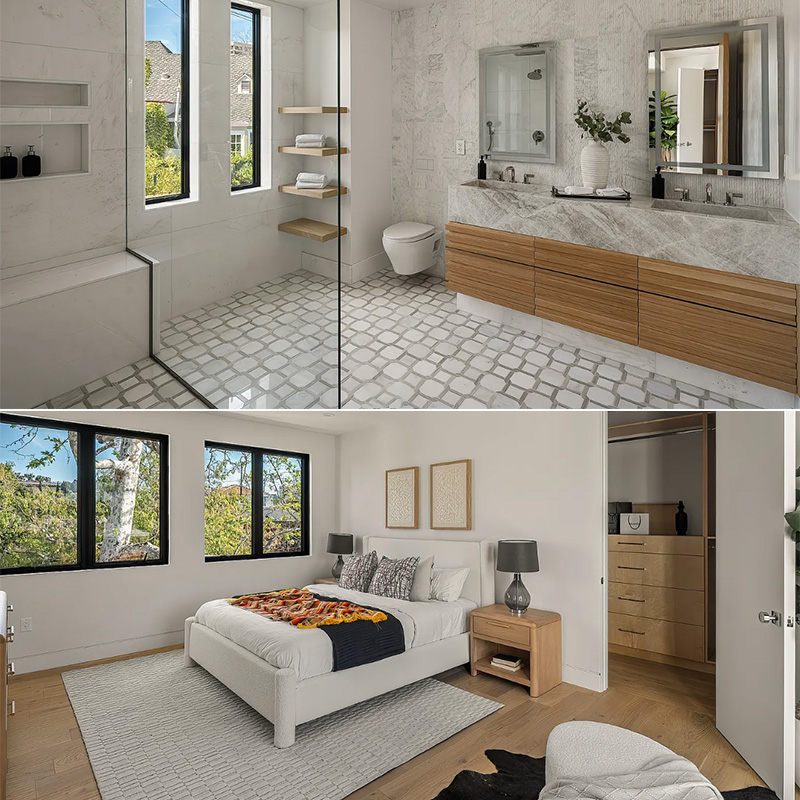 Mobiliario de Baño a Medida con Mármol para Villas Exclusivas vista 2